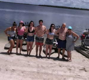 Beach, shelling, swimming